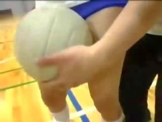 Japonez volleyball antrenament spectacol